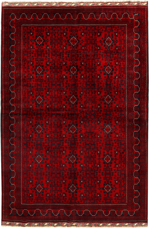 Dark Red Khal Mohammadi 6' 5 x 9' 5 - No. 68652 - ALRUG Rug Store
