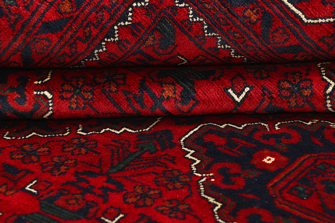 Dark Red Khal Mohammadi 6'  7" x 9'  6" - No. QA22461