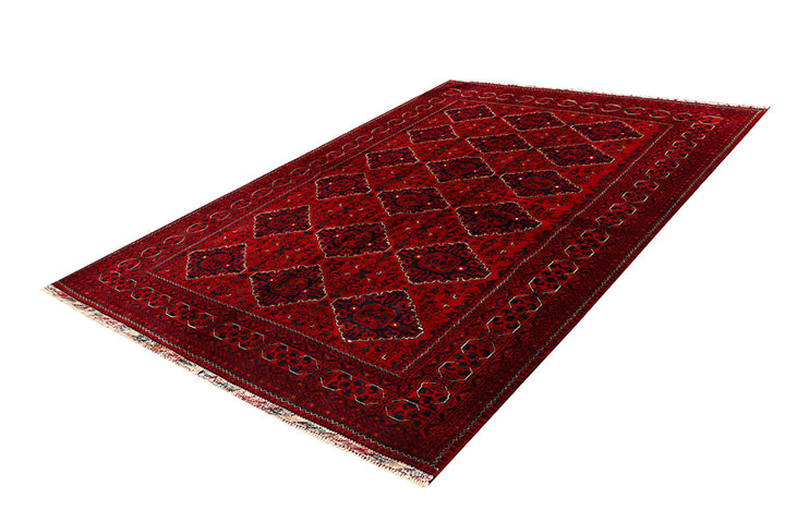 Dark Red Khal Mohammadi 6'  7" x 9'  6" - No. QA22461
