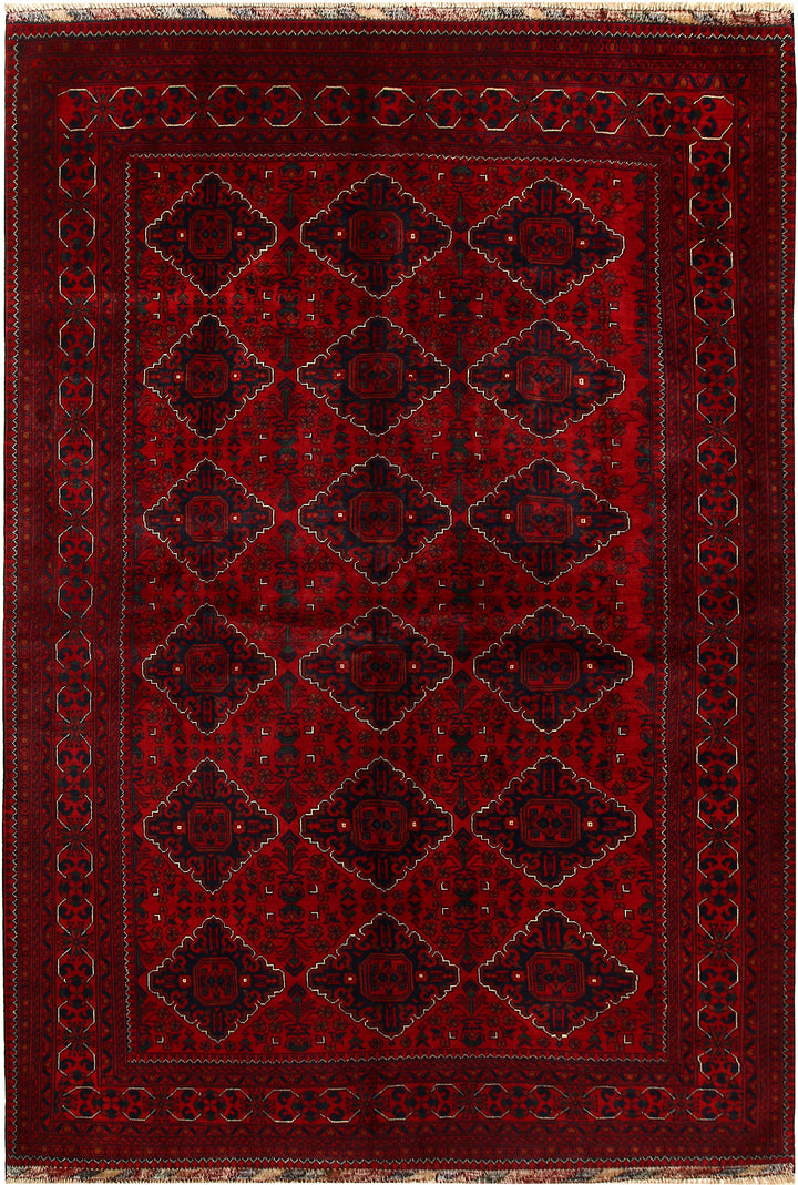 Dark Red Khal Mohammadi 6' 7 x 9' 6 - No. 68654 - ALRUG Rug Store