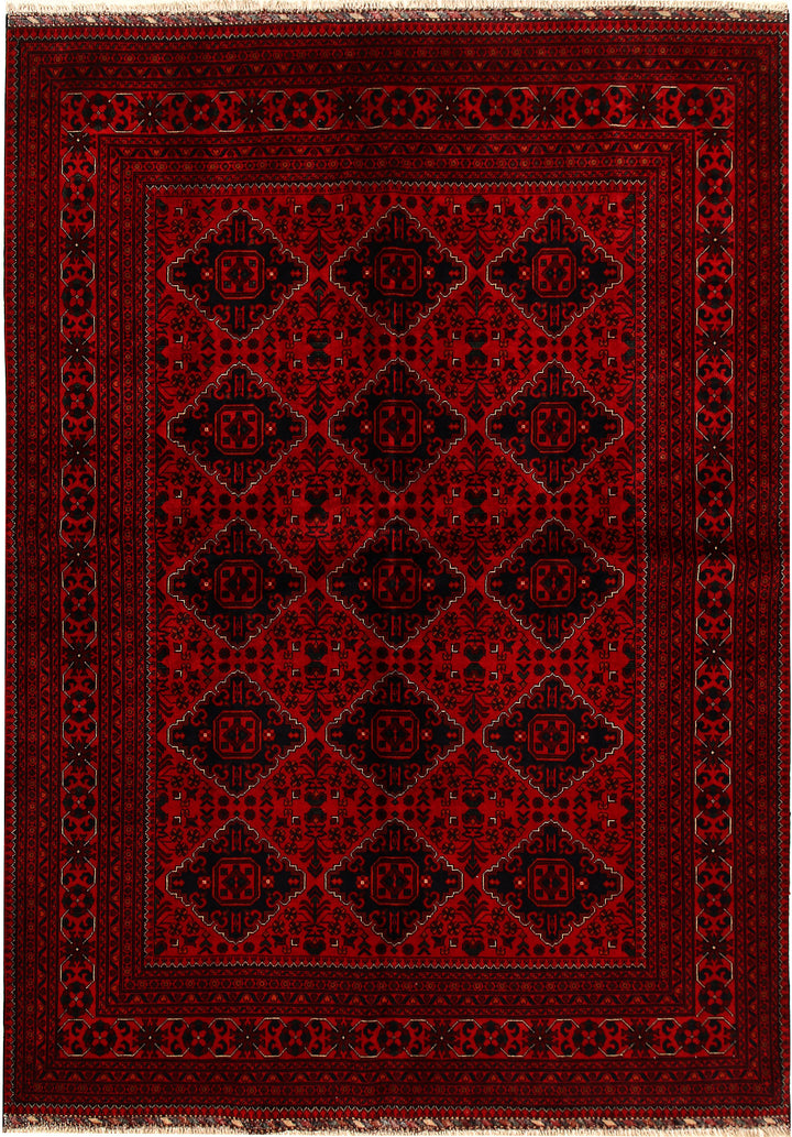 Dark Red Khal Mohammadi 6' 6 x 9' 1 - No. 68655 - ALRUG Rug Store