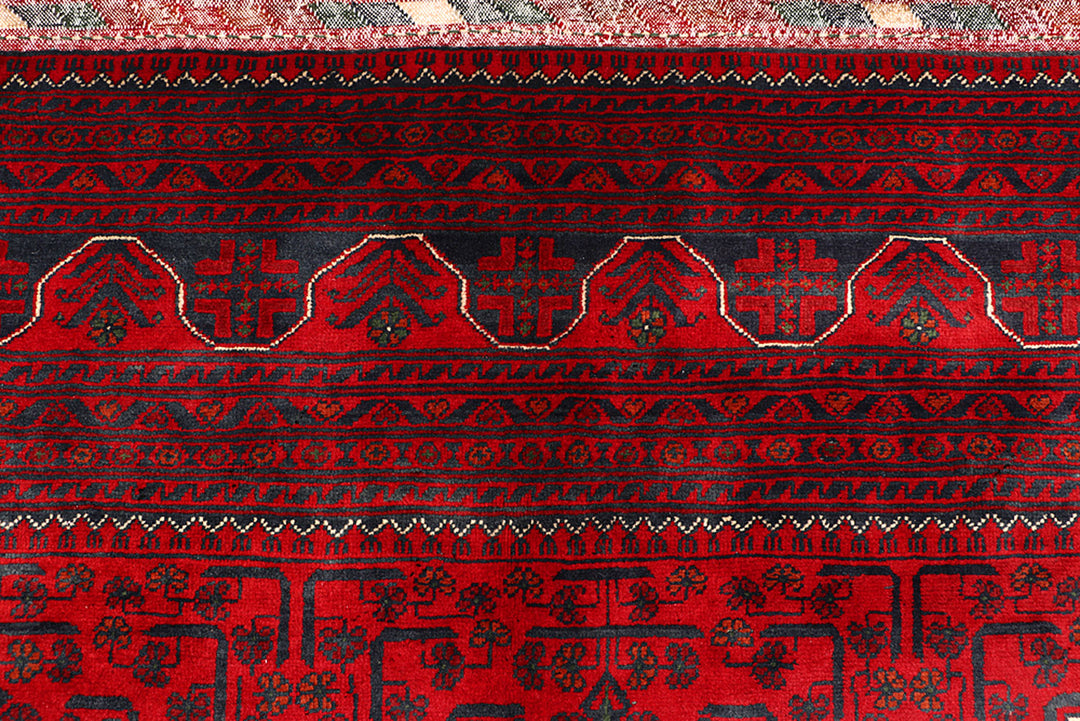 Dark Red Khal Mohammadi 6' 5 x 9' 6 - No. 68656 - ALRUG Rug Store