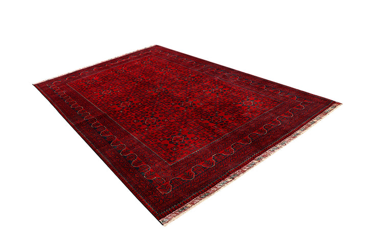 Dark Red Khal Mohammadi 6'  5" x 9'  6" - No. QA50053