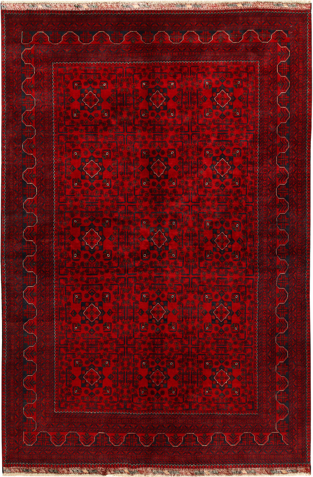 Dark Red Khal Mohammadi 6' 5 x 9' 6 - No. 68656 - ALRUG Rug Store