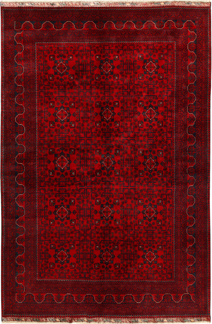 Dark Red Khal Mohammadi 6' 5 x 9' 6 - No. 68656 - ALRUG Rug Store