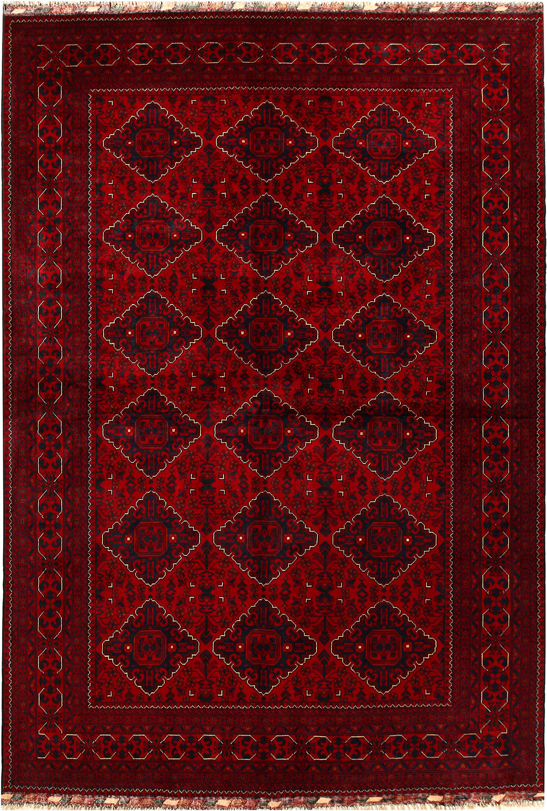 Dark Red Khal Mohammadi 6' 5 x 9' 5 - No. 68657 - ALRUG Rug Store