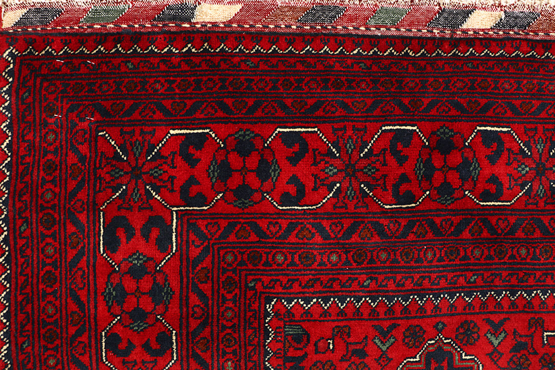 Dark Red Khal Mohammadi 6'  5" x 9'  6" - No. QA48297