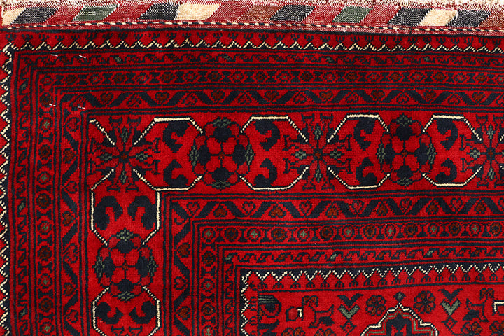 Dark Red Khal Mohammadi 6'  5" x 9'  6" - No. QA48297