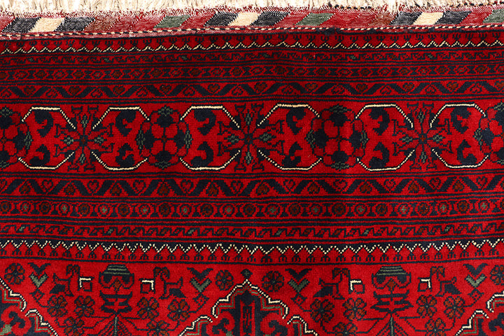 Dark Red Khal Mohammadi 6'  5" x 9'  6" - No. QA48297