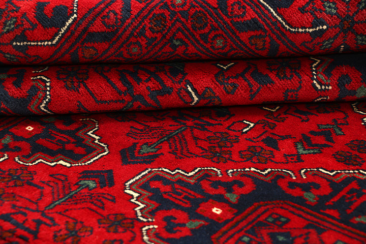 Dark Red Khal Mohammadi 6'  5" x 9'  6" - No. QA48297