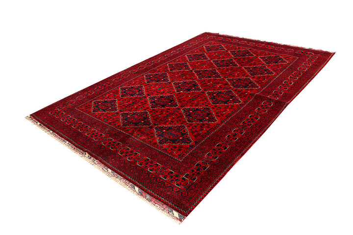 Dark Red Khal Mohammadi 6'  5" x 9'  6" - No. QA48297