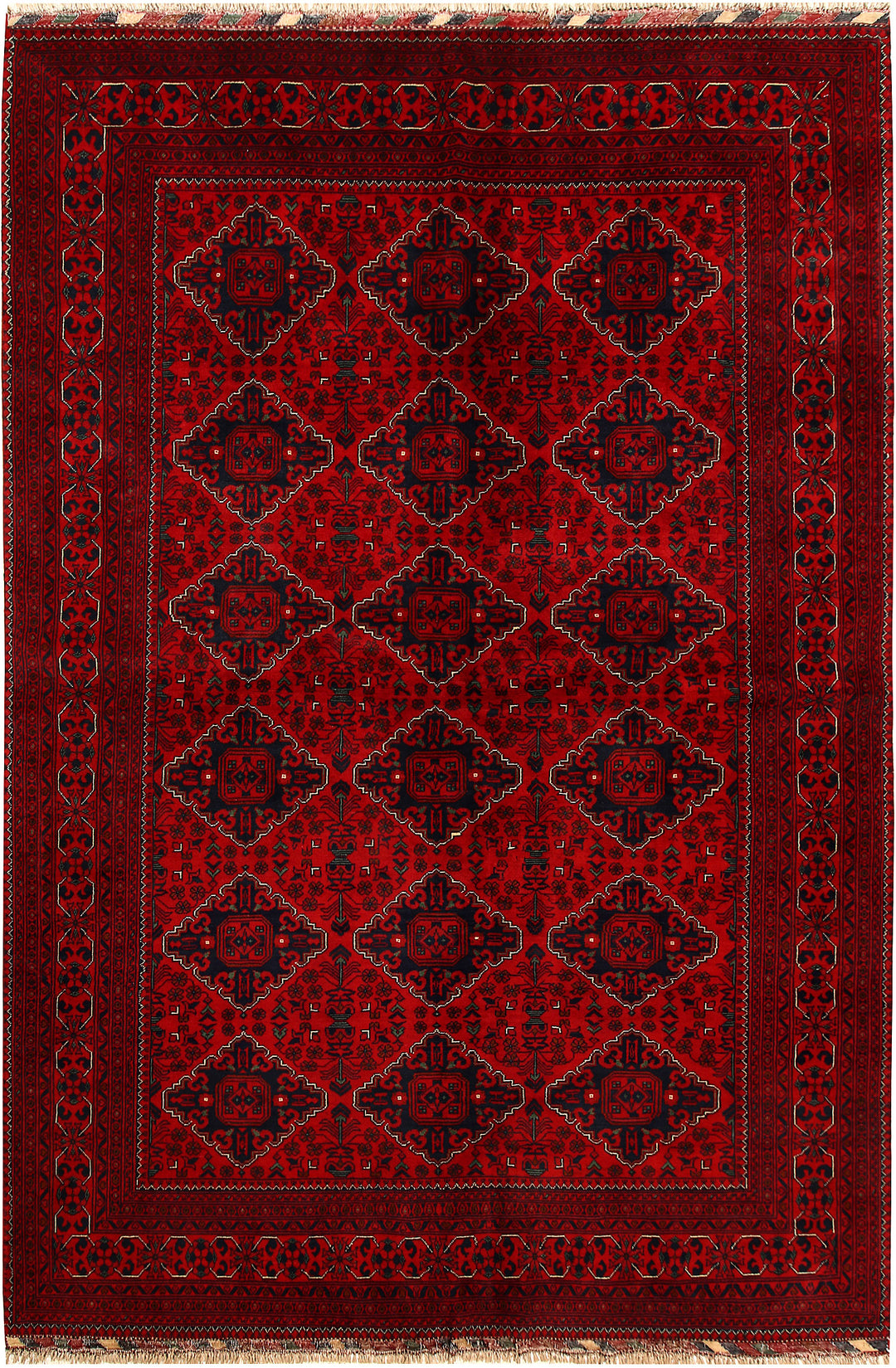 Dark Red Khal Mohammadi 6' 5 x 9' 6 - No. 68658 - ALRUG Rug Store