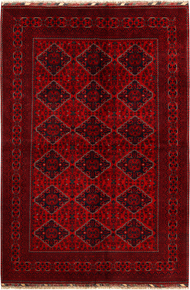 Dark Red Khal Mohammadi 6' 5 x 9' 6 - No. 68658 - ALRUG Rug Store