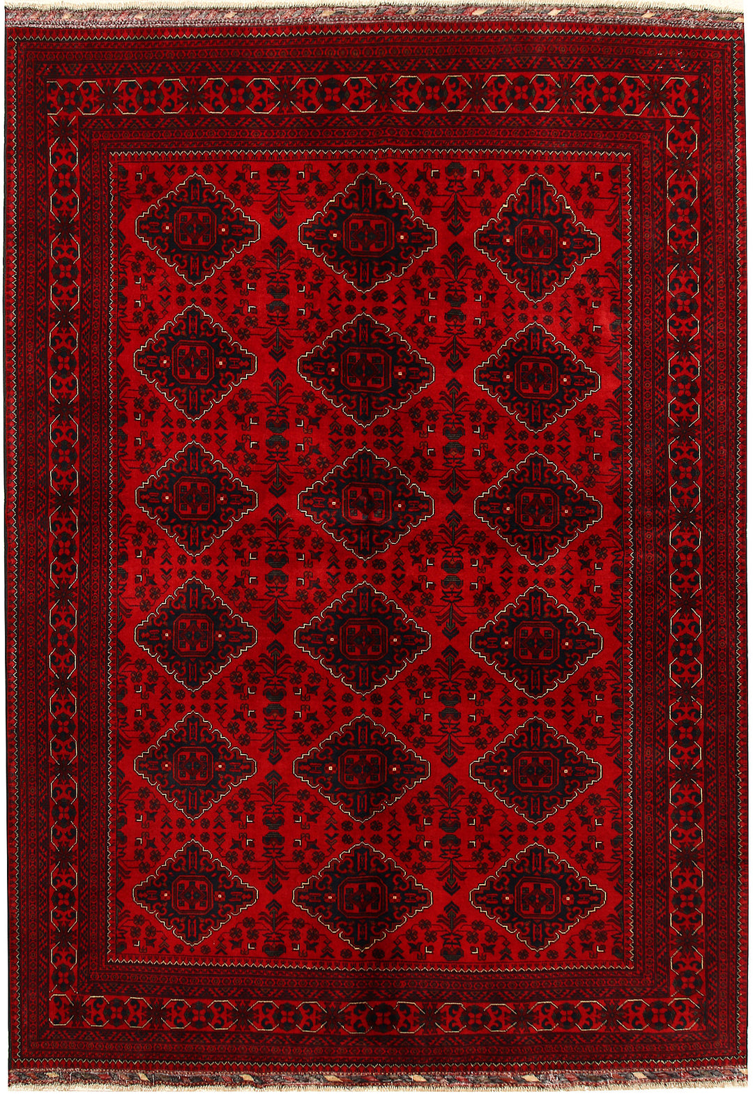 Dark Red Khal Mohammadi 6' 8 x 9' 5 - No. 68660 - ALRUG Rug Store