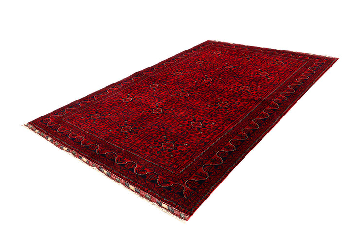 Dark Red Khal Mohammadi 6'  4" x 9'  6" - No. QA42906
