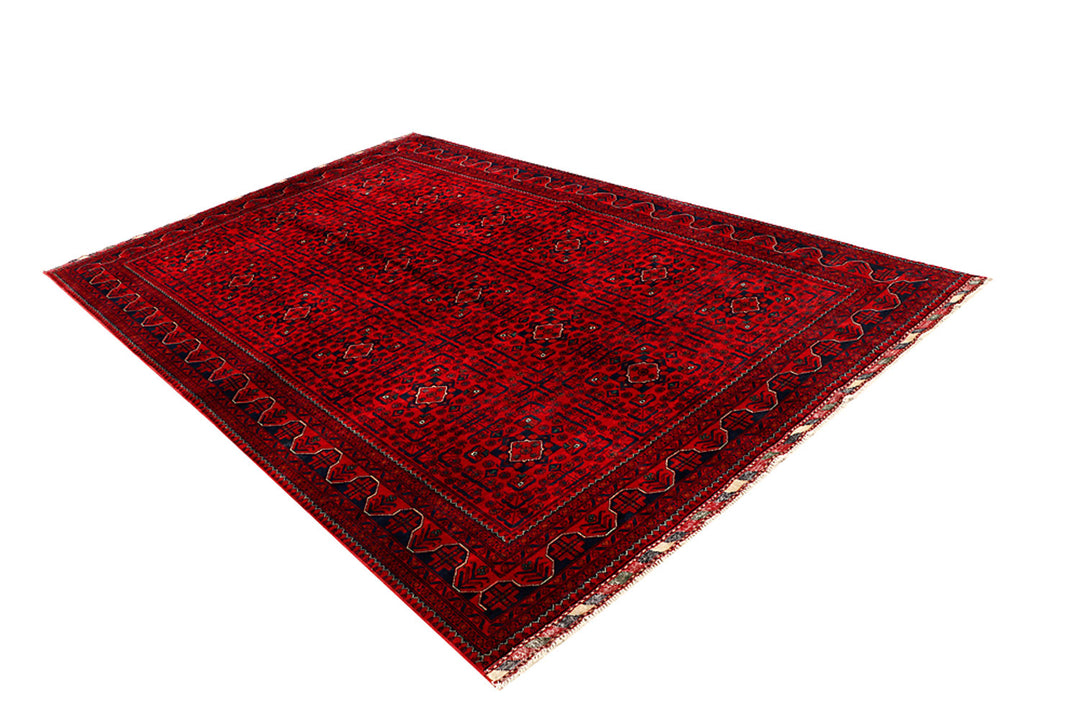 Dark Red Khal Mohammadi 6'  4" x 9'  6" - No. QA42906