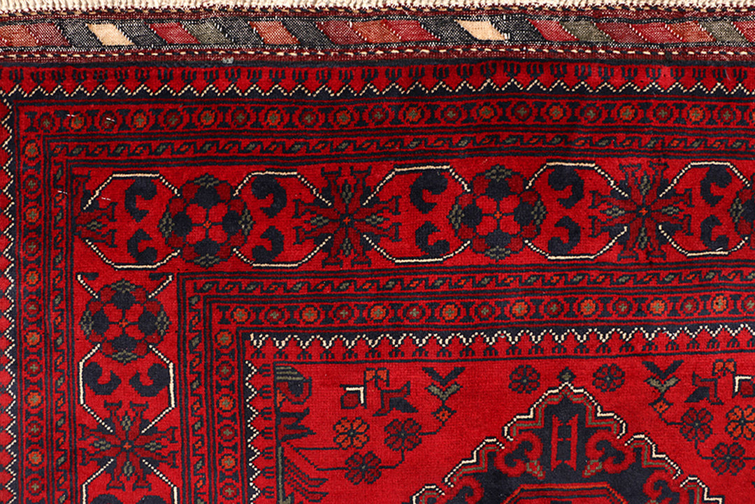 Dark Red Khal Mohammadi 6'  6" x 9'  4" - No. QA88853