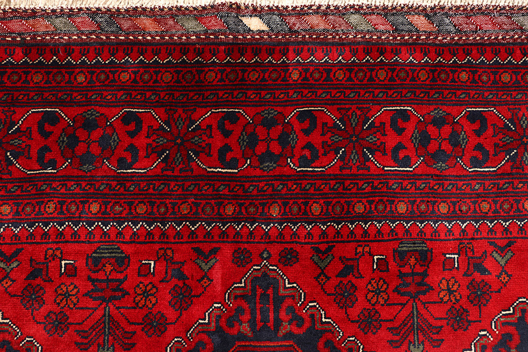 Dark Red Khal Mohammadi 6'  6" x 9'  4" - No. QA88853