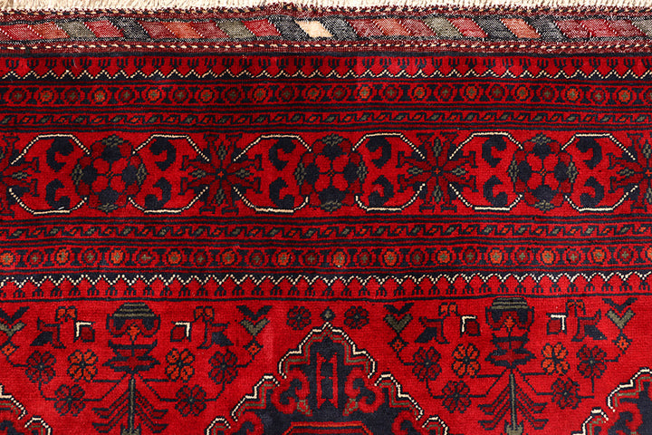 Dark Red Khal Mohammadi 6'  6" x 9'  4" - No. QA88853