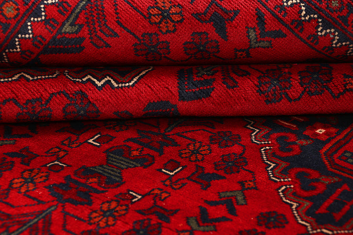 Dark Red Khal Mohammadi 6' 6 x 9' 4 - No. 68662 - ALRUG Rug Store