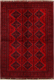 Dark Red Khal Mohammadi 6'  6" x 9'  4" - No. QA88853