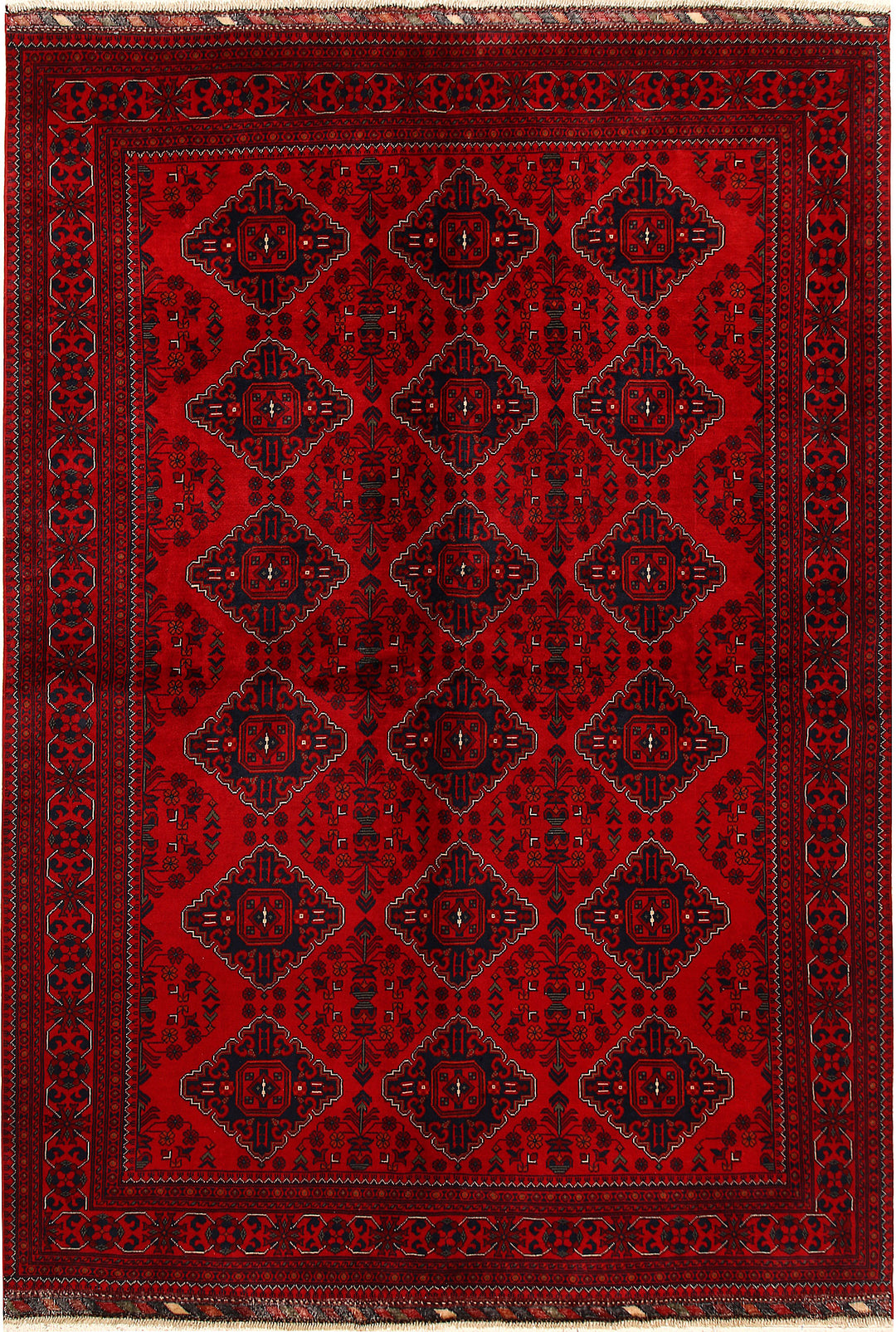 Dark Red Khal Mohammadi 6' 6 x 9' 4 - No. 68662 - ALRUG Rug Store