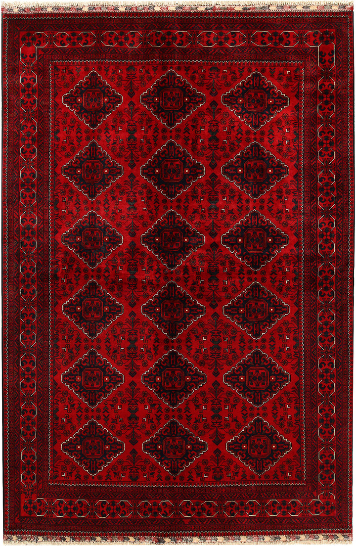 Dark Red Khal Mohammadi 6'  7" x 9'  9" - No. QA44818