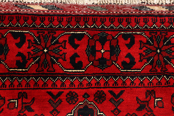 Dark Red Khal Mohammadi 2' 9 x 9' 4 - No. 68668 - ALRUG Rug Store