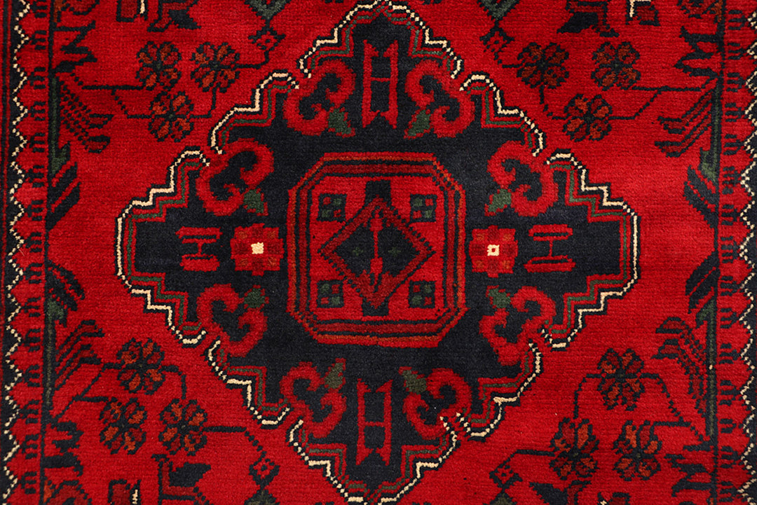 Dark Red Khal Mohammadi 2' 9 x 9' 4 - No. 68668 - ALRUG Rug Store