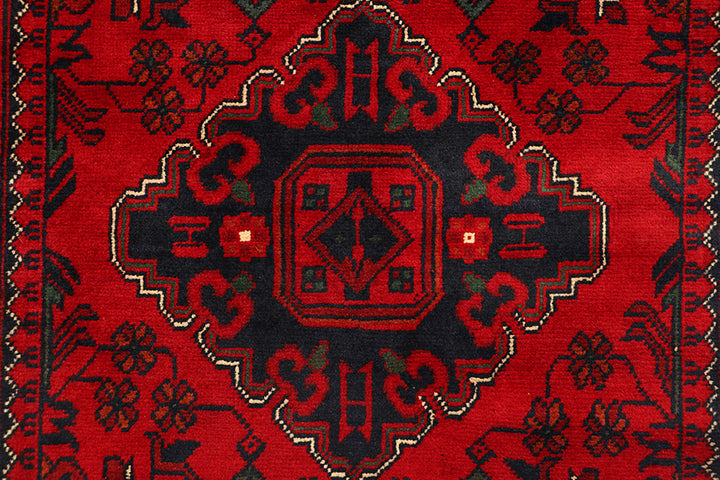 Dark Red Khal Mohammadi 2' 9 x 9' 4 - No. 68668 - ALRUG Rug Store