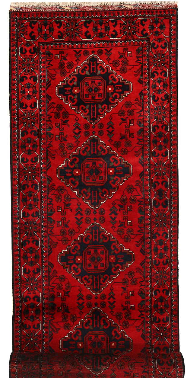 Dark Red Khal Mohammadi 2' 9 x 9' 4 - No. 68668 - ALRUG Rug Store