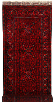 Dark Red Khal Mohammadi 2'  11" x 9'  8" - No. QA69513