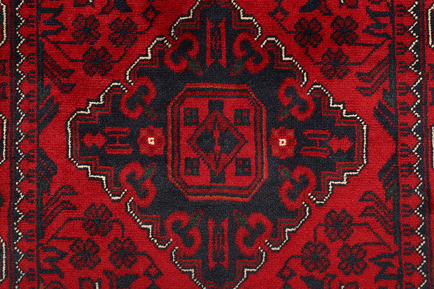 Dark Red Khal Mohammadi 2'  7" x 9'  6" - No. QA84224