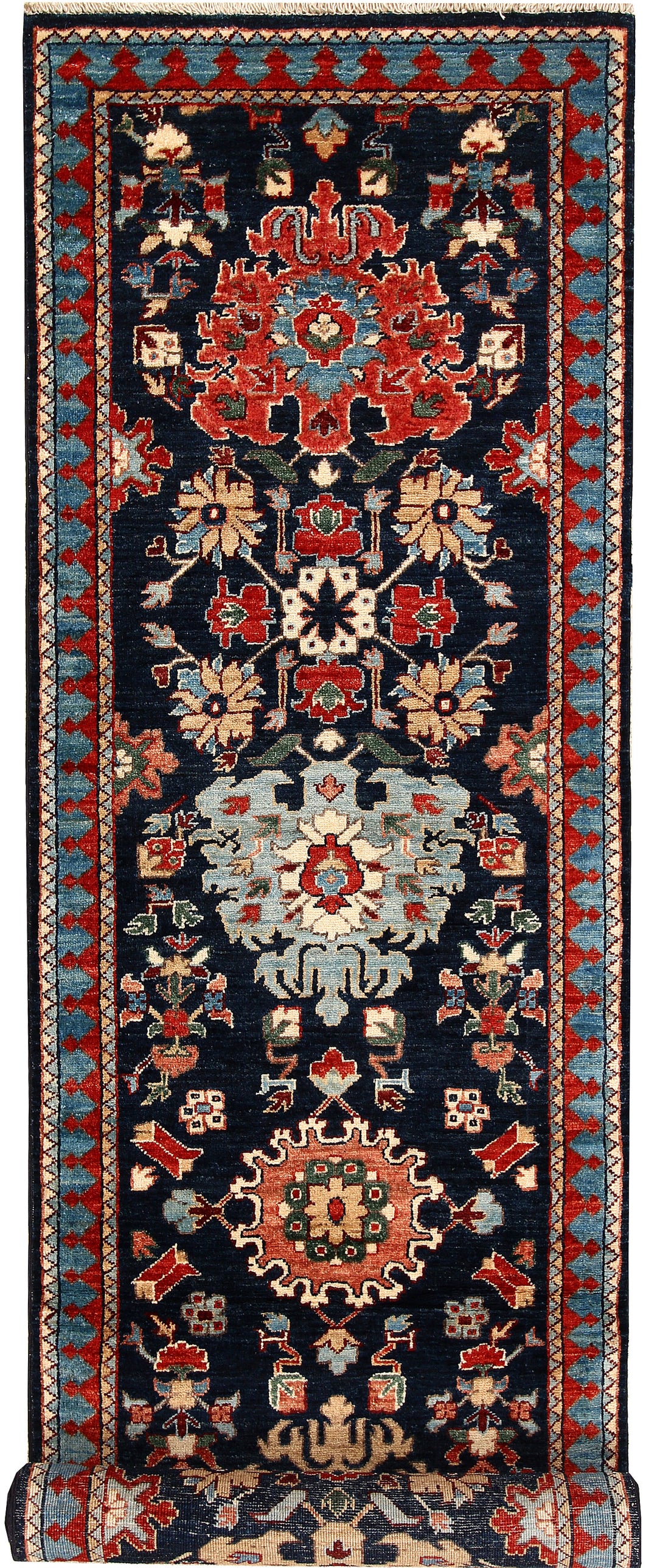 Midnight Blue Ziegler 2' 6 x 9' 9 - No. 68678 - ALRUG Rug Store