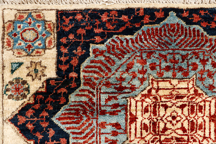 Multi Colored Mamluk 2' 8 x 10' 1 - No. 68680 - ALRUG Rug Store