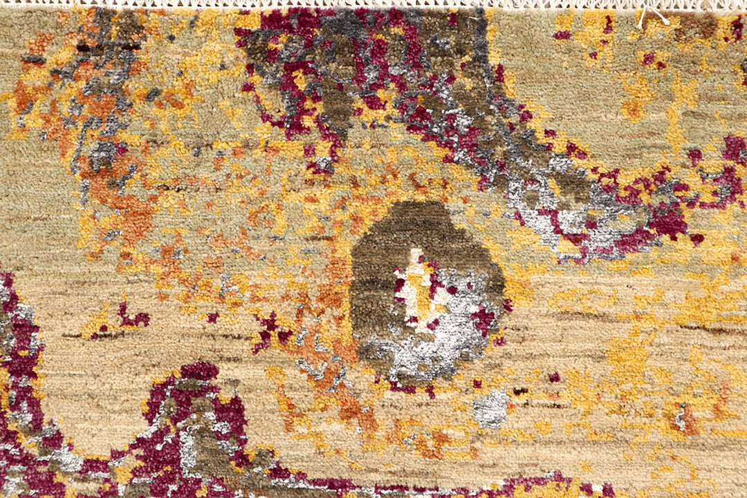 Multi Colored Abstract 4'  1" x 6' " - No. QA94411