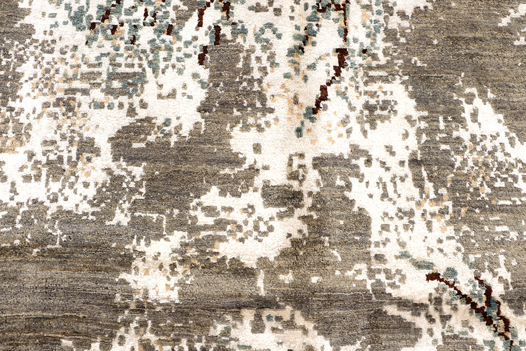 Multi Colored Abstract 7'  11" x 10' " - No. QA12298