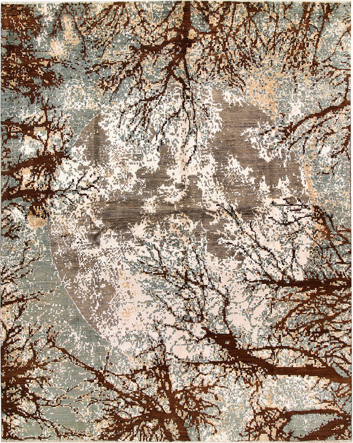 Multi Colored Abstract 7'  11" x 10' " - No. QA12298