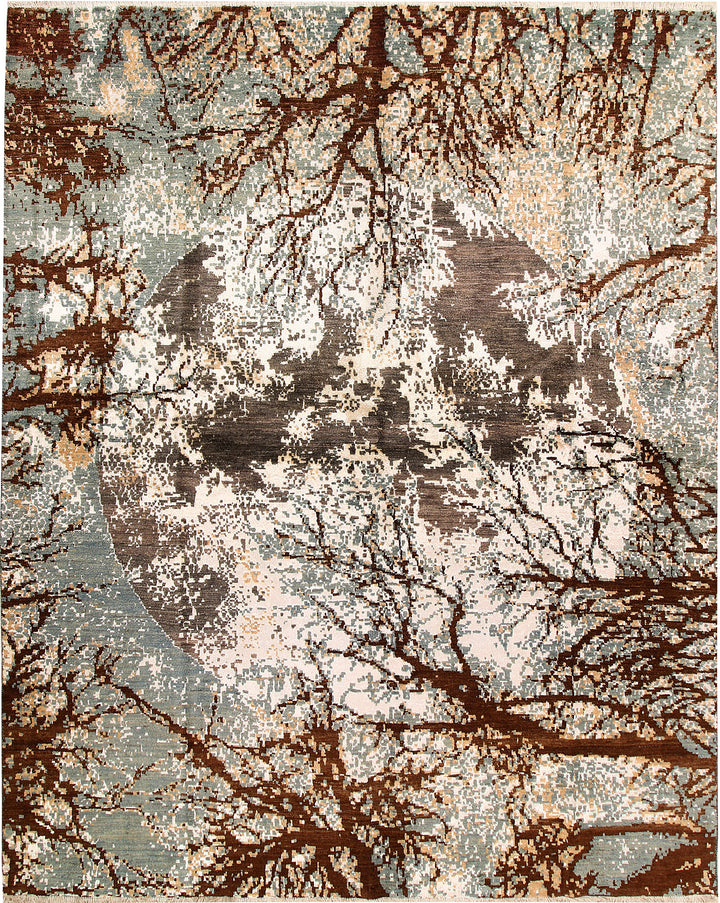 Multi Colored Abstract 7' 11 x 10' 2 - No. 68694 - ALRUG Rug Store