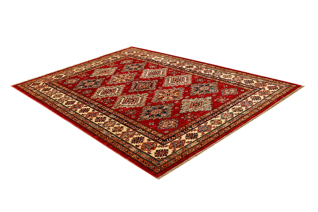 Firebrick Kazak 5' 1 x 6' 9 - No. 68695 - ALRUG Rug Store