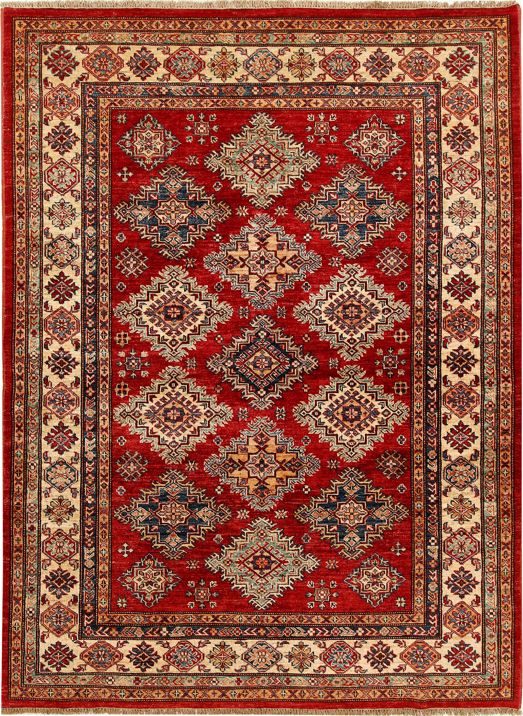 Firebrick Kazak 5' 1 x 6' 9 - No. 68695 - ALRUG Rug Store