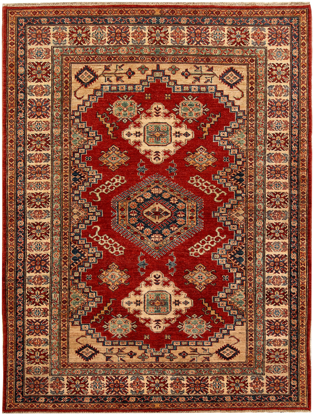 Firebrick Kazak 5' x 6' 8 - No. 68697 - ALRUG Rug Store
