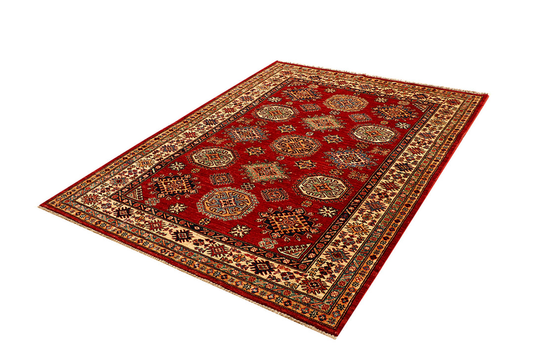Firebrick Kazak 5' x 6' 6 - No. 68698 - ALRUG Rug Store