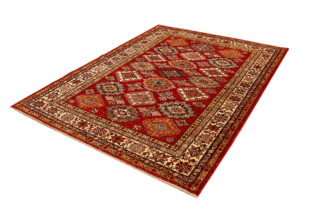 Dark Red Kazak 5' 10 x 7' 7 - No. 68701 - ALRUG Rug Store