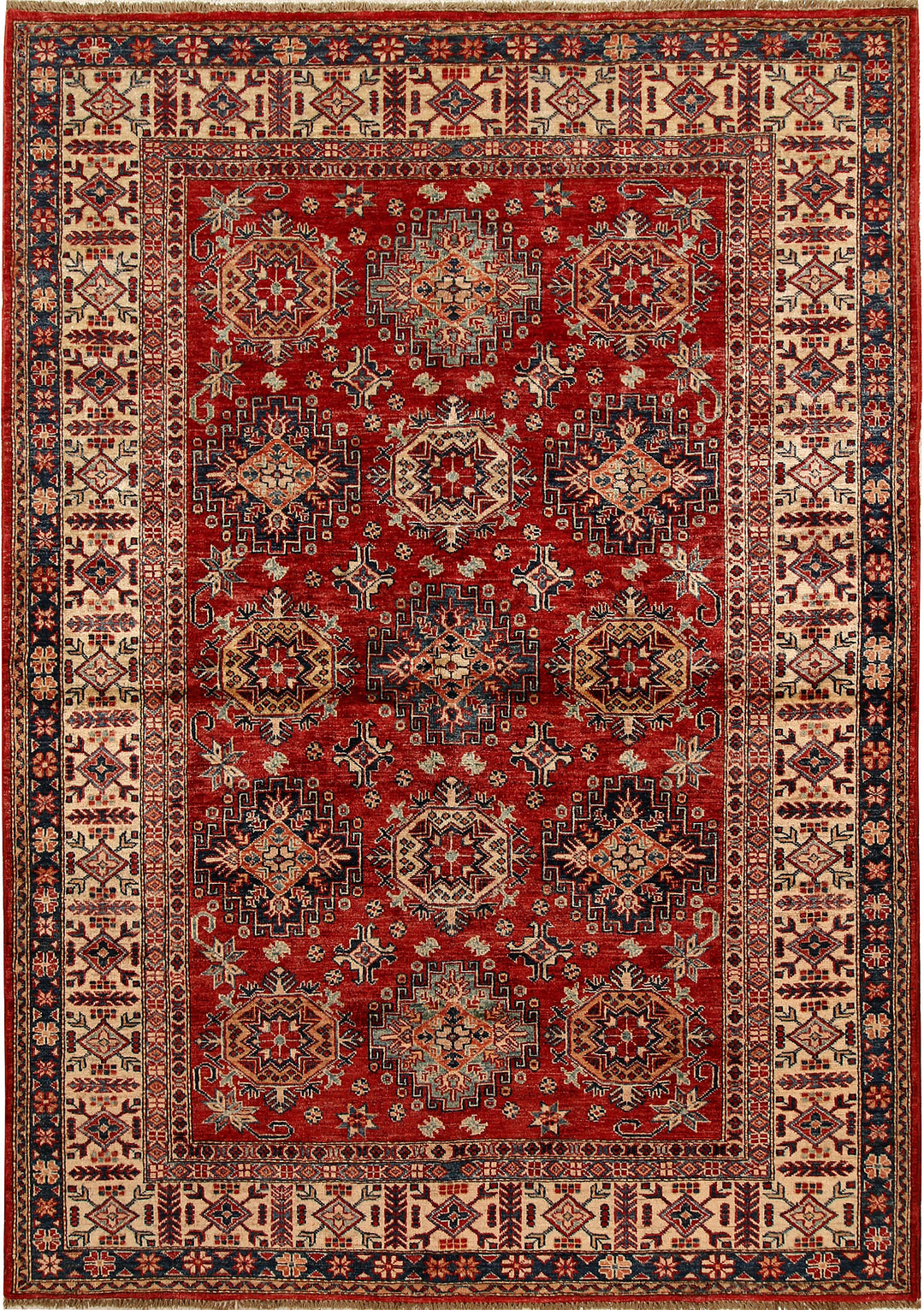 Dark Red Kazak 5' 7 x 8' - No. 68702 - ALRUG Rug Store