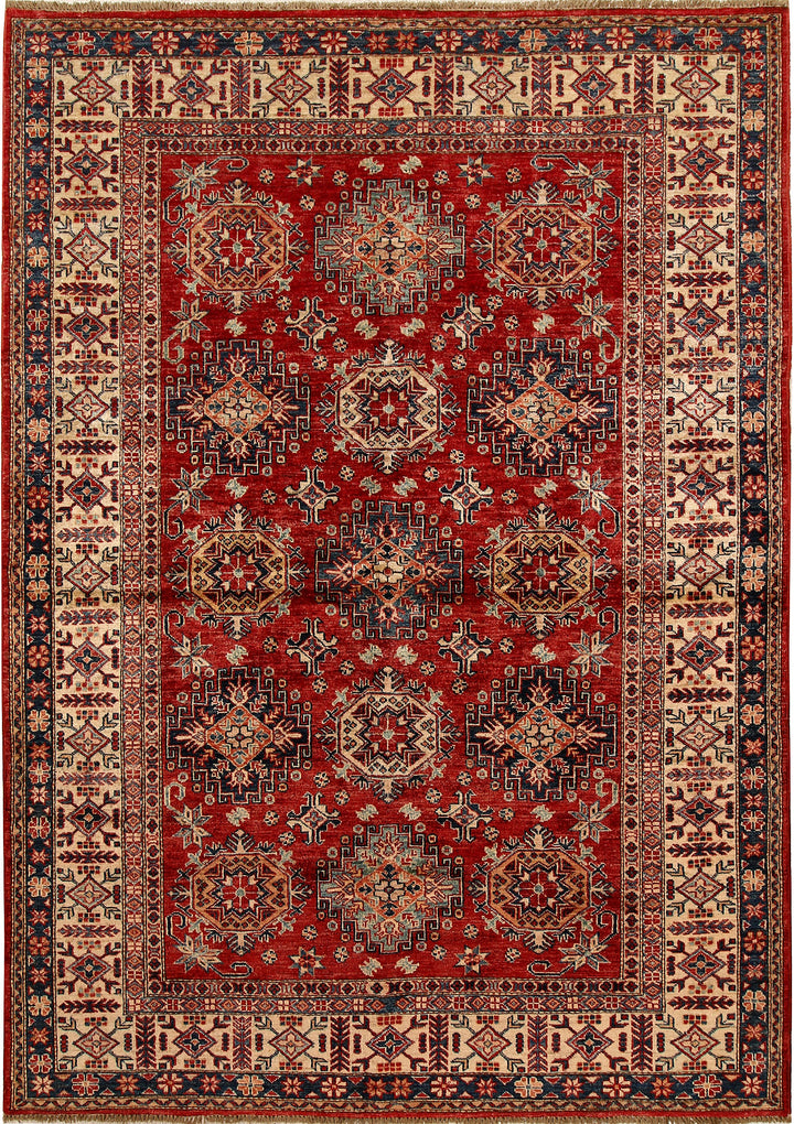 Dark Red Kazak 5' 7 x 8' - No. 68702 - ALRUG Rug Store