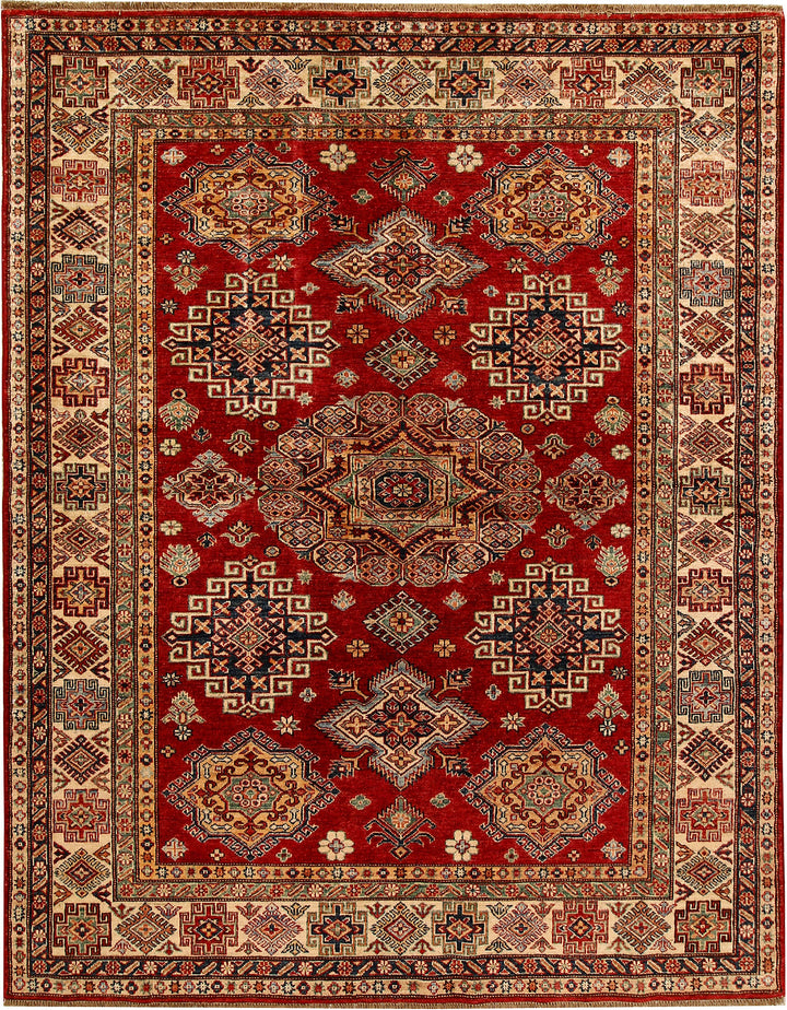 Firebrick Kazak 5' 5 x 7' 1 - No. 68704 - ALRUG Rug Store