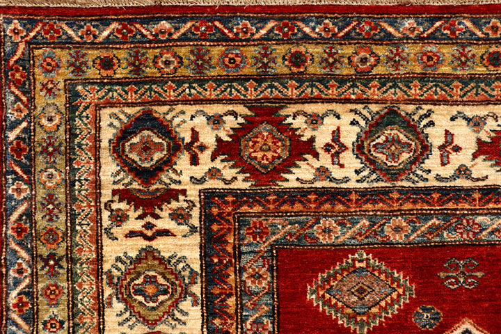Dark Red Kazak 6' 7 x 9' 1 - No. 68705 - ALRUG Rug Store