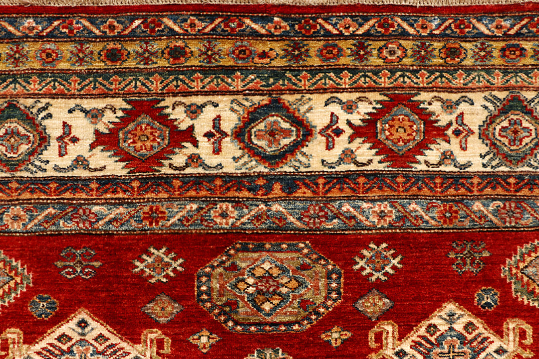 Dark Red Kazak 6' 7 x 9' 1 - No. 68705 - ALRUG Rug Store