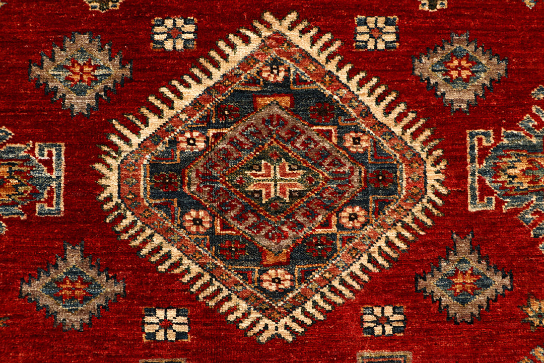 Dark Red Kazak 6' 7 x 9' 1 - No. 68705 - ALRUG Rug Store